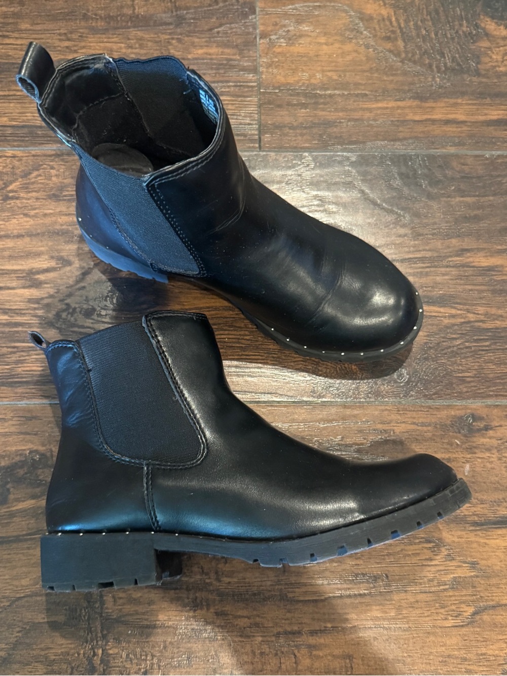 Kohl's Black Women's Chelsea Ankle Boots with Stud Accents